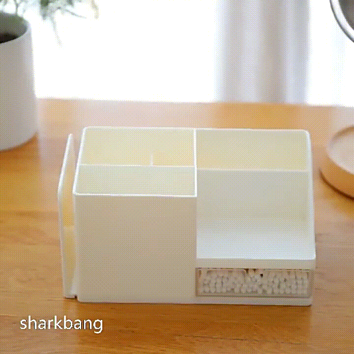 2021-Sharkbang-ABS-Desk-Office-Organizer-Storage-Holder-Desktop-Pencil-Pen-Sundries-Badge-Box-Stationery-Office.gif